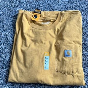 Gold long sleeve carhartt shirt